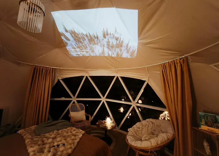 Luxury tent Dome Saint-eloi Floursies